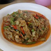 番茄炒茄子的做法图解10