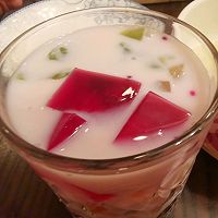 榴莲撞奶的做法图解5