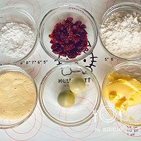 #莓语健康日记#蔓越莓酥饼，酸酸甜甜，香酥好味的做法图解1