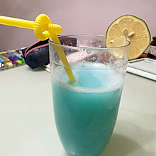 蓝柑柠檬乳酸气泡水