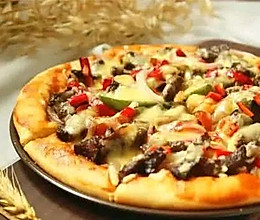 黑椒牛肉披萨，美味与颜值双担当的做法