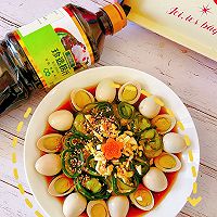 #珍选捞汁 健康轻食季#捞汁黄瓜卷鹌鹑蛋的做法图解10