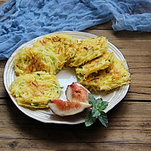 土豆丝鸡蛋饼