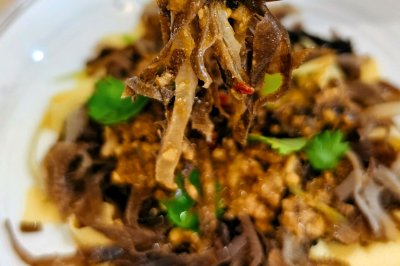麻酱拌毛肚