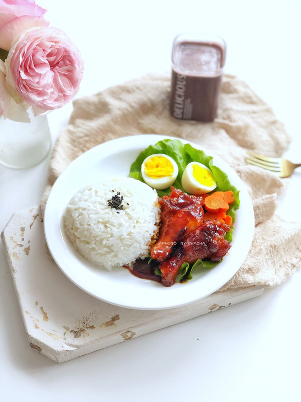 照烧鸡腿饭