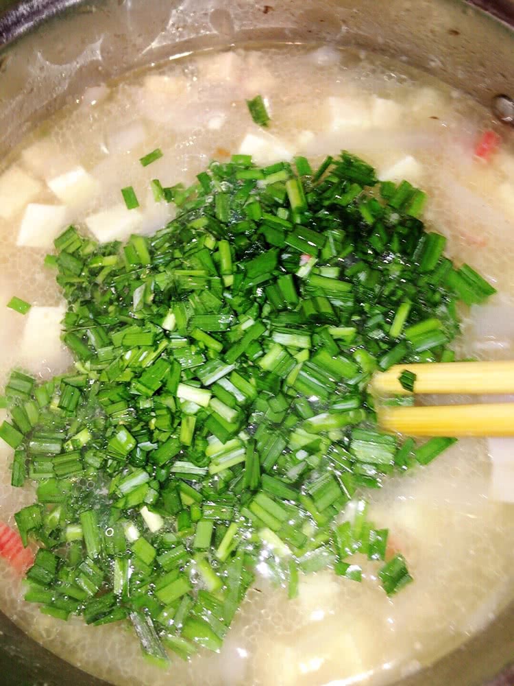 豆腐盅～～翡翠白玉羹～冬日暖身菜(*^_^*)的做法图解5