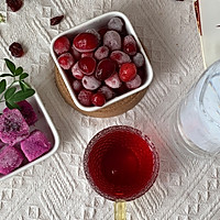 #轻饮蔓生活#蔓越莓火龙果冰饮的做法图解1