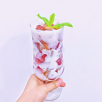 #夏日撩人滋味#之水蜜桃果冻椰奶的做法图解9