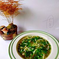 荠菜豆腐羹的做法图解6