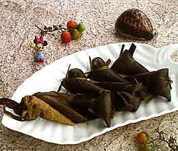 #柏翠辅食节-辅食添加#麦仁小米红豆粽的做法