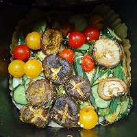 #加油 英格兰#蒜香风味菌菇蔬菜空气炸，不怕胖比烧烤更好吃哦的做法图解28