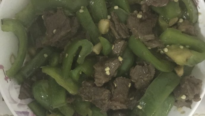 青椒炒牛肉