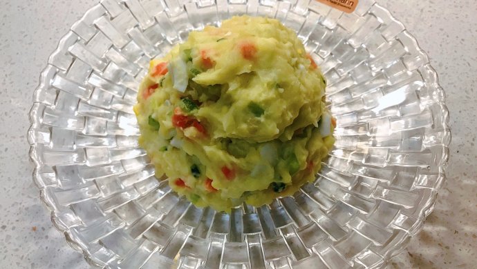 减脂餐：土豆泥鸡蛋沙拉