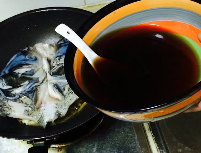 红烧豆腐胖头鱼|红烧鱼头|养老公不重样的做法图解5
