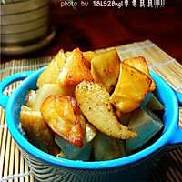 黑椒盐烤杏鲍菇的做法图解9