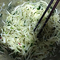 萝卜丝卷饼的做法图解4