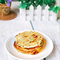 鸡蛋饼汉堡的做法图解8