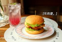 #安佳真草饲 营养护全家#牛肉堡（附牛肉饼做法）的做法