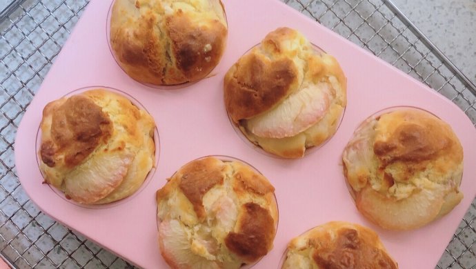 水蜜桃乳酪玛芬蛋糕