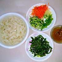 麻汁豆角凉面的做法图解4