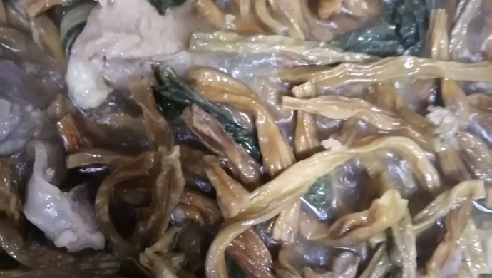 猪肉炖豆角干