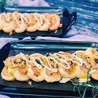 手抓饼～肉松火腿的做法图解15