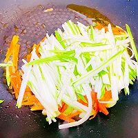 #百变鲜锋料理#鲍汁蚝油三丝面的做法图解5