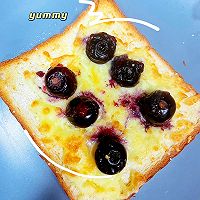 蓝莓芝士吐司的做法图解3