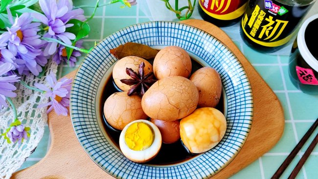 #味达美星厨X小厨中秋团圆宴#五香卤蛋的做法