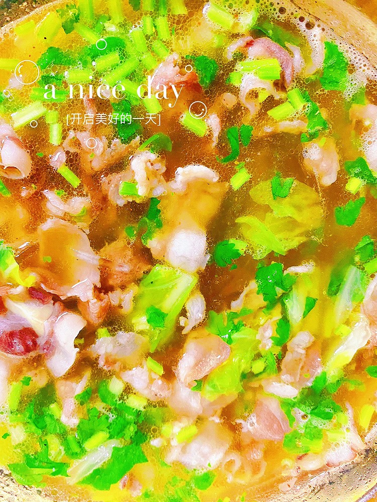 羊肉白菜汤的做法