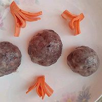 五色粘豆包的做法图解8