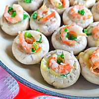 #流感季饮食攻略#加拿大北极虾口蘑焗蛋盅的做法图解9