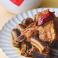鳝筒烧仔排的做法图解8