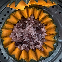 红豆糯米蒸南瓜的做法图解7