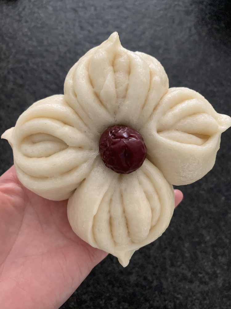 枣花馒头的做法