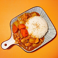 咖喱鸡肉饭的做法图解1