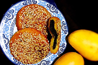 芝麻南瓜饼