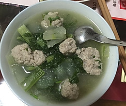 冬瓜丸子汤的做法