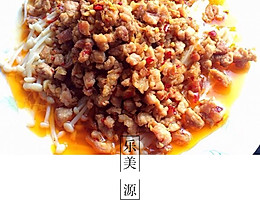 肉末金针菇的做法