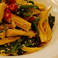菠菜拌腐竹的做法图解7