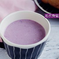 紫薯燕麦牛奶粥#爱的暖胃季－美的智能破壁料理机#的做法图解4