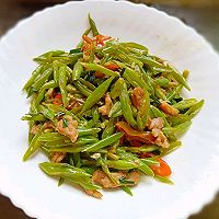 四季豆炒肉的做法图解12