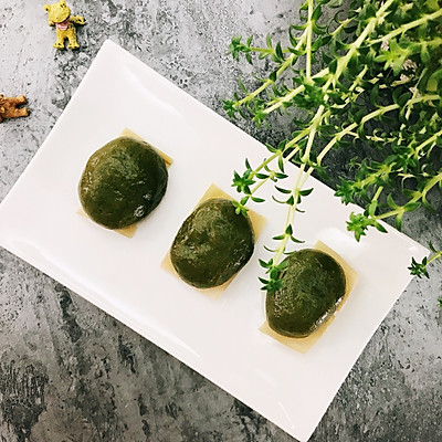 菠菜汁叶儿粑
