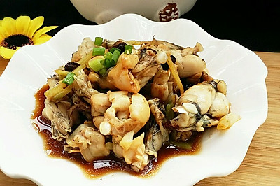 豆豉蒸牛蛙