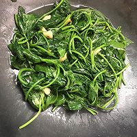 炒地瓜叶的做法图解4