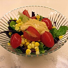 蔬菜沙拉（千岛酱版）