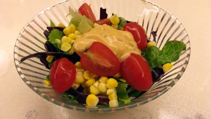 蔬菜沙拉（千岛酱版）