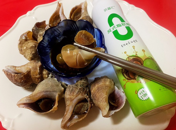 白灼海螺的做法