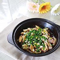 鸡肉肠五香花腩茄子煲的做法图解15