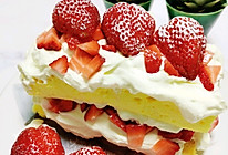 #餐桌上的春日限定#草莓裸蛋糕的做法